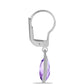 Pendientes de Plata con Amatista Rosa de Francia