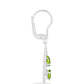 Pendientes de Plata con Peridoto de Changbai