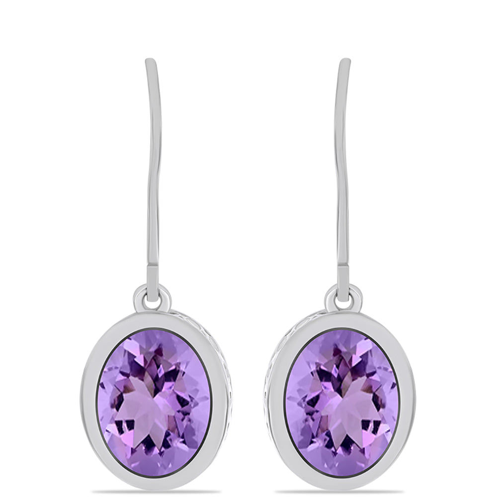 Pendientes de Plata con Amatista Rosa de Francia 1 
