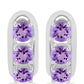 Pendientes de Plata con Amatista Rosa de Francia