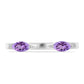 Anillo de Plata con Amatista Rosa de Francia