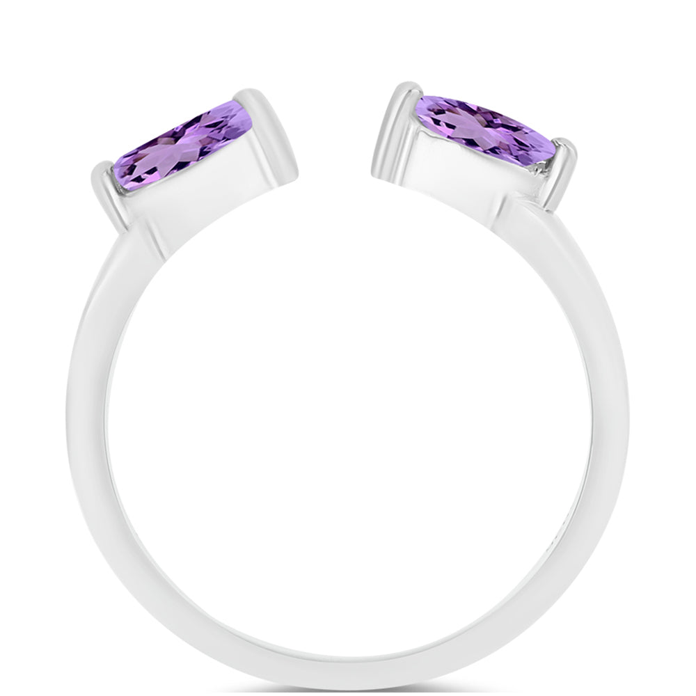 Anillo de Plata con Amatista Rosa de Francia
