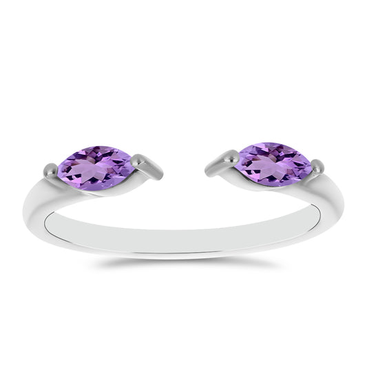 Anillo de Plata con Amatista Rosa de Francia