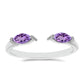 Anillo de Plata con Amatista Rosa de Francia