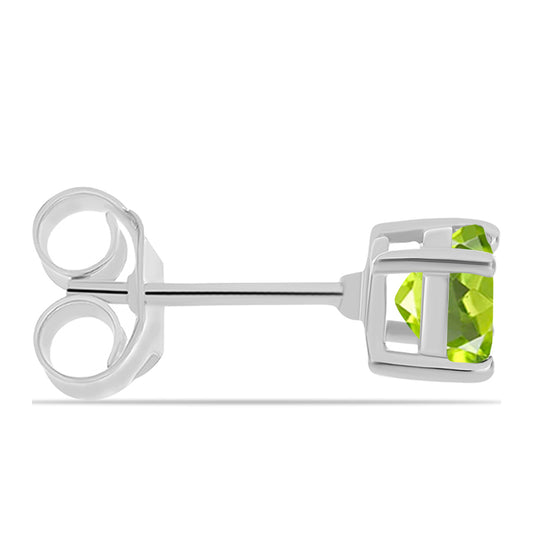 Pendientes de Plata con Peridoto de Changbai