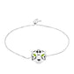 Pulsera de Plata con Peridoto de Changbai