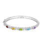 Cruz Conjunto de Plata con Amatista Rosa de Francia y Citrino de los Montes Urales ( Pulsera +Colgante )