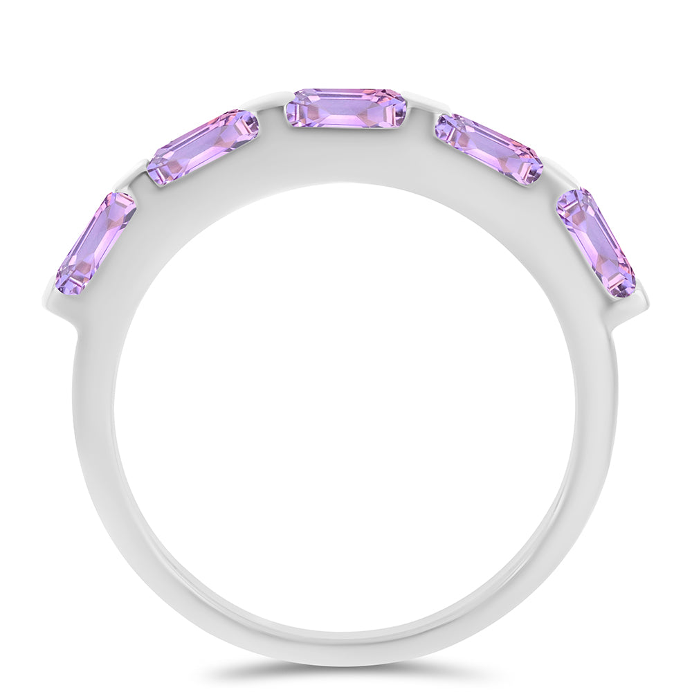 Anillo de Plata con Amatista Rosa de Francia 3 
