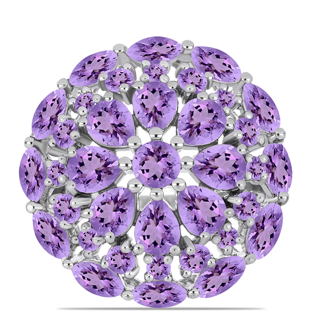 Anillo de Plata con Amatista Rosa de Francia