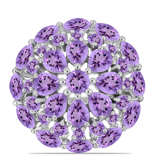 Anillo de Plata con Amatista Rosa de Francia
