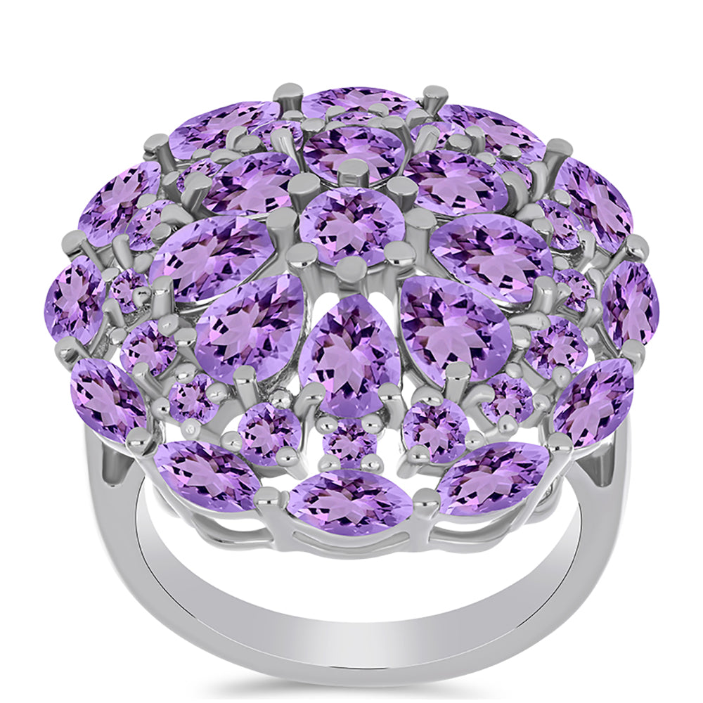 Anillo de Plata con Amatista Rosa de Francia 3 