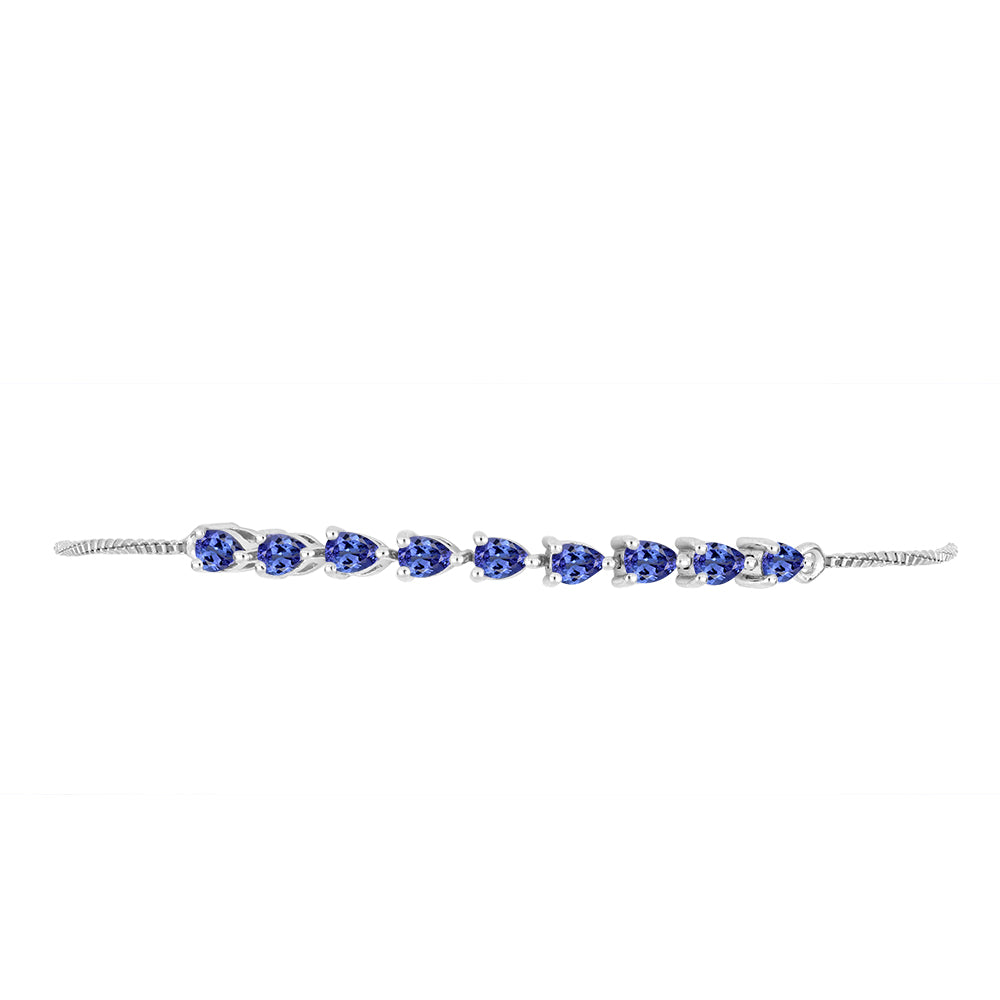 Pulsera de Plata con Tanzanita