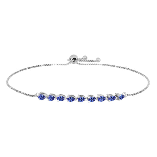 Pulsera de Plata con Tanzanita