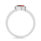 Anillo de Plata con Granate Barton
