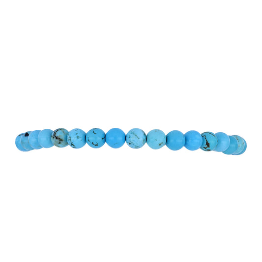 Pulsera de Plata Bañada en Oro con Turquesa Bella Durmiente