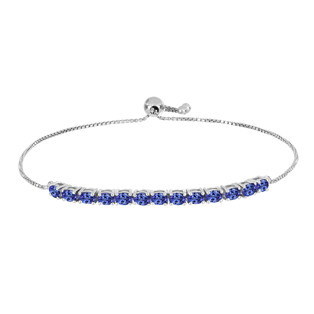 Pulsera de Plata con Tanzanita 1 