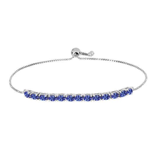 Pulsera de Plata con Tanzanita