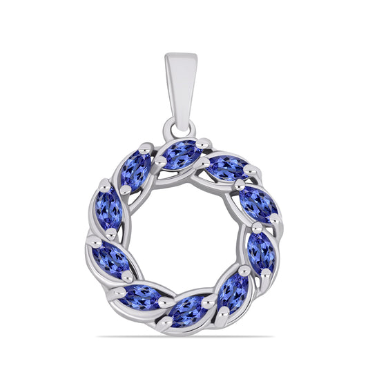 Colgante de Plata con Tanzanita