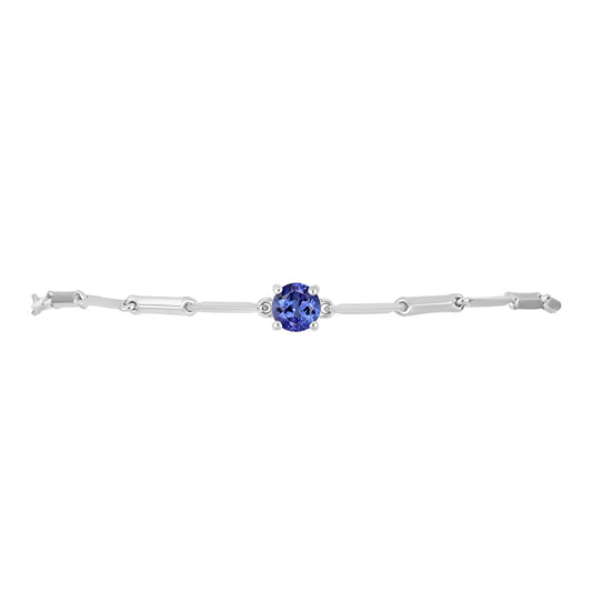 Pulsera de Plata con Tanzanita