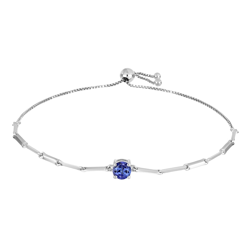 Pulsera de Plata con Tanzanita 1 