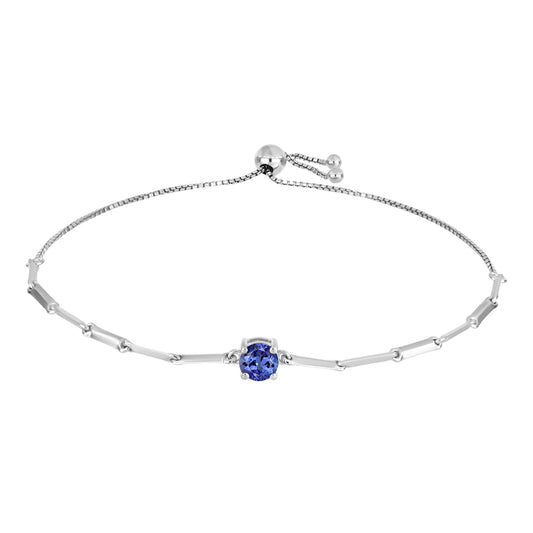 Pulsera de Plata con Tanzanita