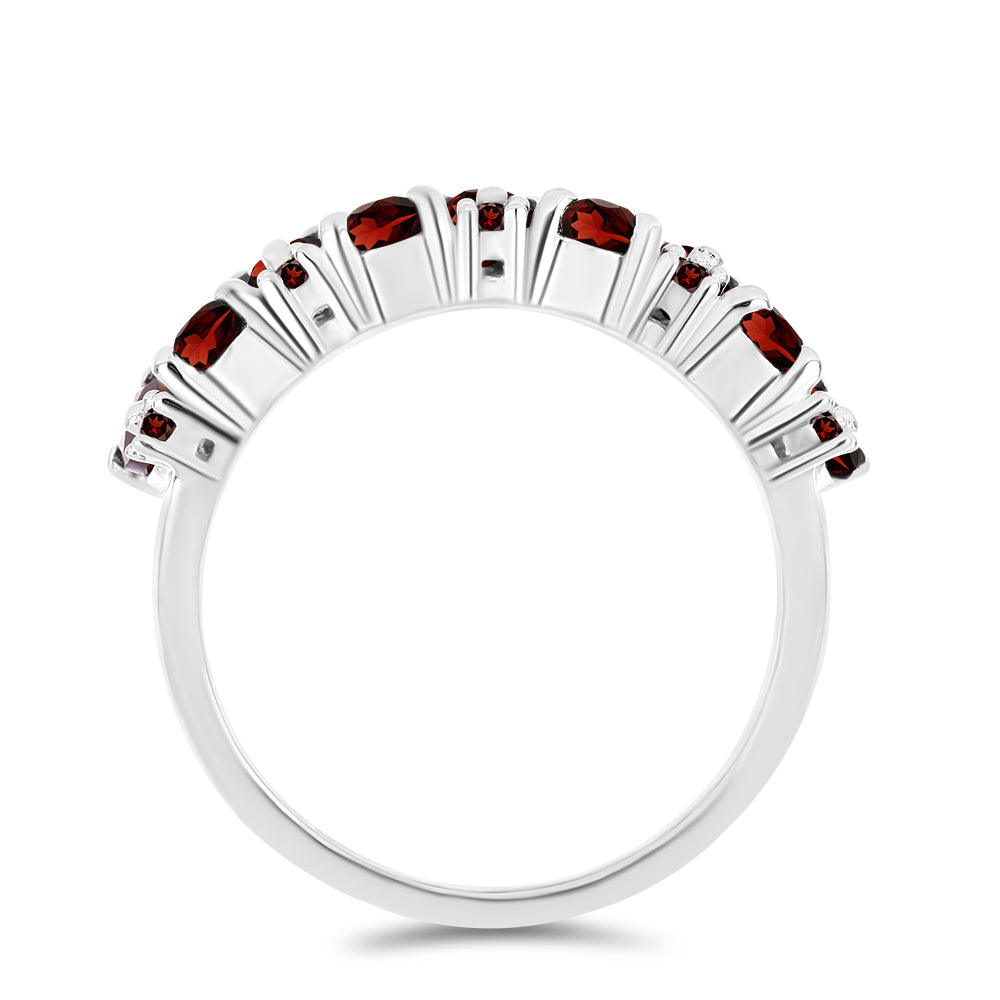 Anillo de Plata con Granate Barton 3 