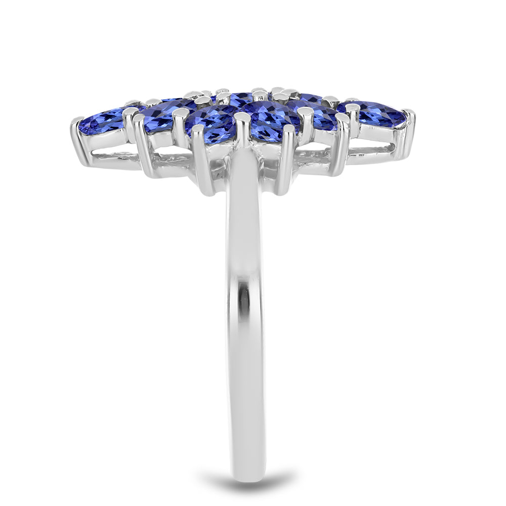Anillo de Plata con Tanzanita 4 