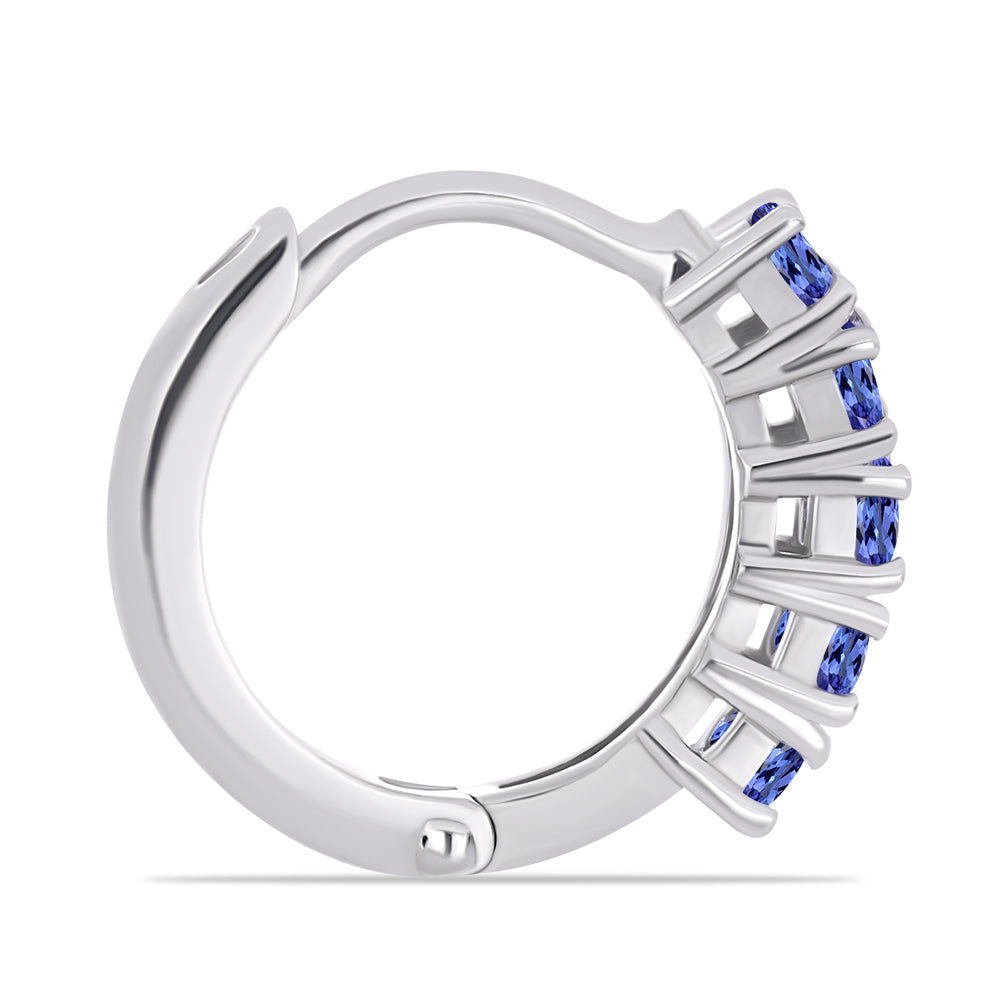 Pendientes de Plata con Tanzanita