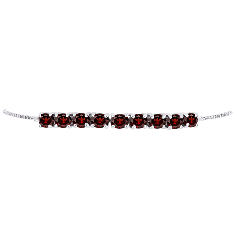 Pulsera de Plata con Granate Barton 2 