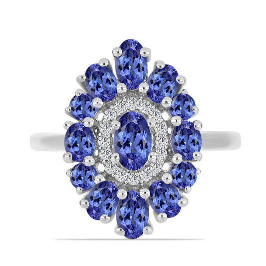 Anillo de Plata con Tanzanita