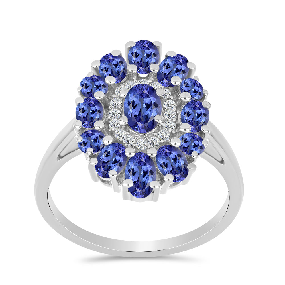 Anillo de Plata con Tanzanita 3 