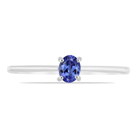 Anillo de Plata con Tanzanita