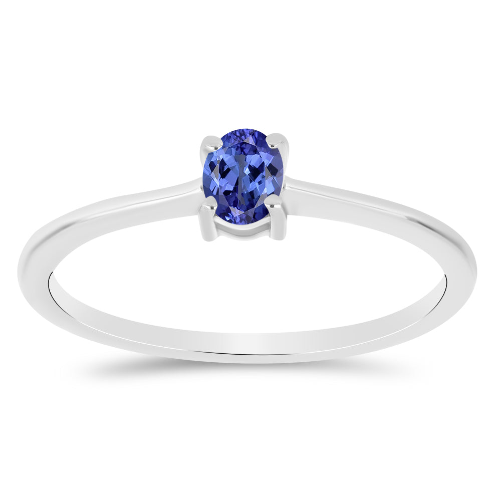 Anillo de Plata con Tanzanita