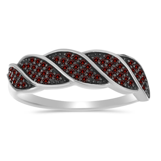 Anillo de Plata con Granate Barton