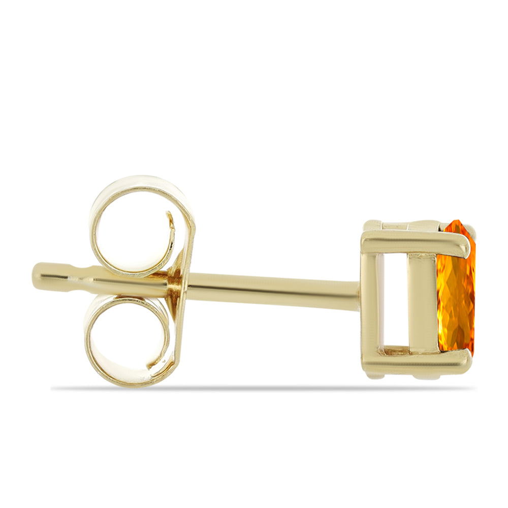 Conjunto de Plata Bañada en Oro con Granate Barton y Citrino de los Montes Urales ( Pendientes ) 3 