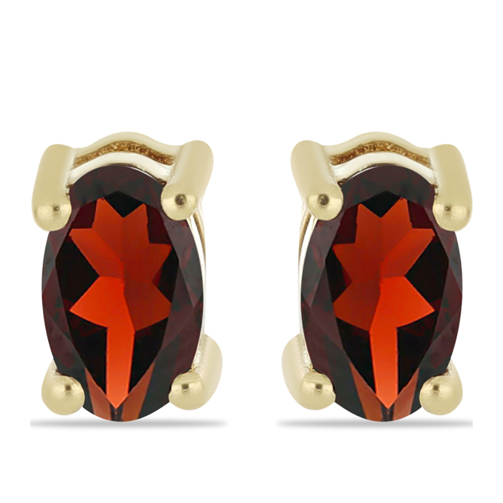 Conjunto de Plata Bañada en Oro con Granate Barton y Citrino de los Montes Urales ( Pendientes ) 4 