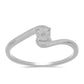 Anillo de Plata con Diamante blanco