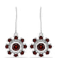 Pendientes de Plata con Granate Barton