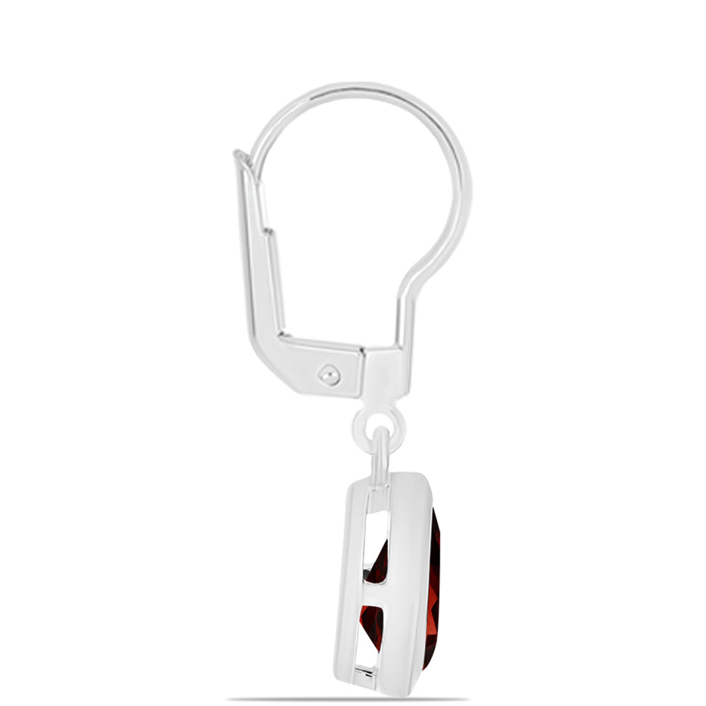 Pendientes de Plata con Granate Barton 2 