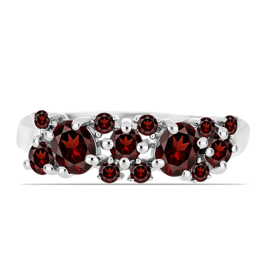 Anillo de Plata con Granate Barton