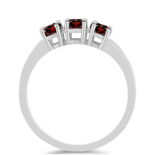 Anillo de Plata con Granate Barton