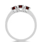 Anillo de Plata con Granate Barton