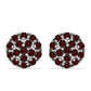 Pendientes de Plata con Granate Barton