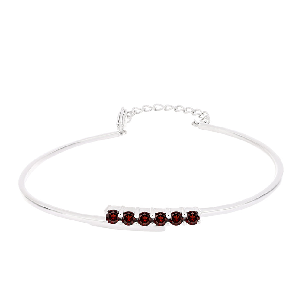 Brazalete de Plata con Granate Barton 1 