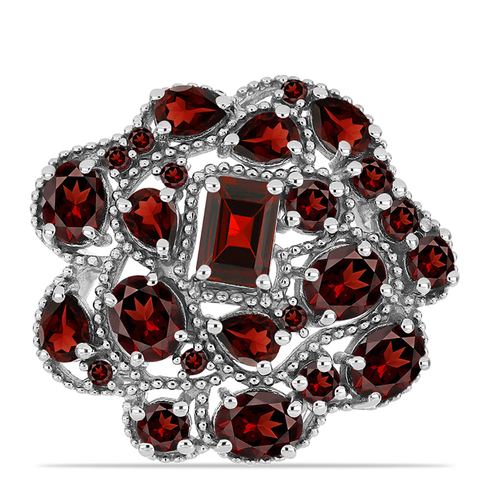 Anillo de Plata con Granate Barton 1 