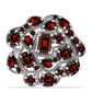Anillo de Plata con Granate Barton