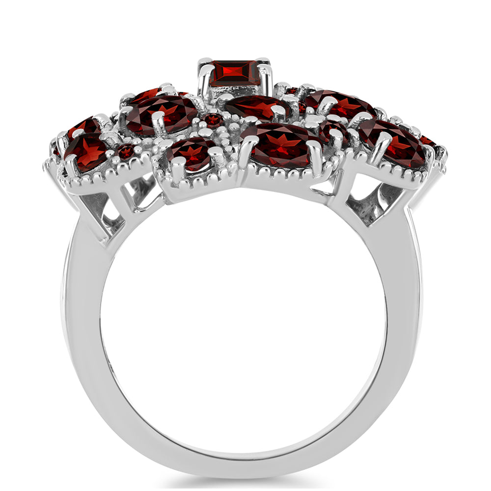 Anillo de Plata con Granate Barton 2 