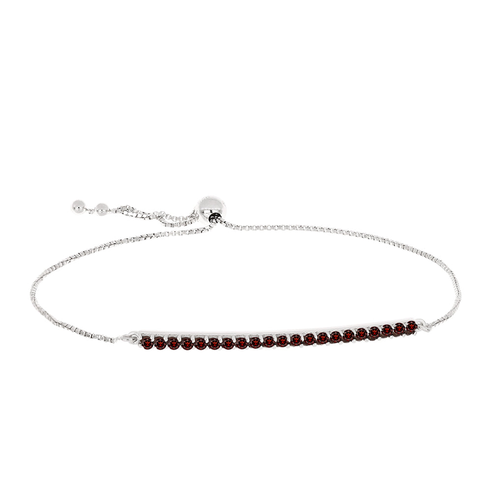 Pulsera de Plata con Granate Barton 1 