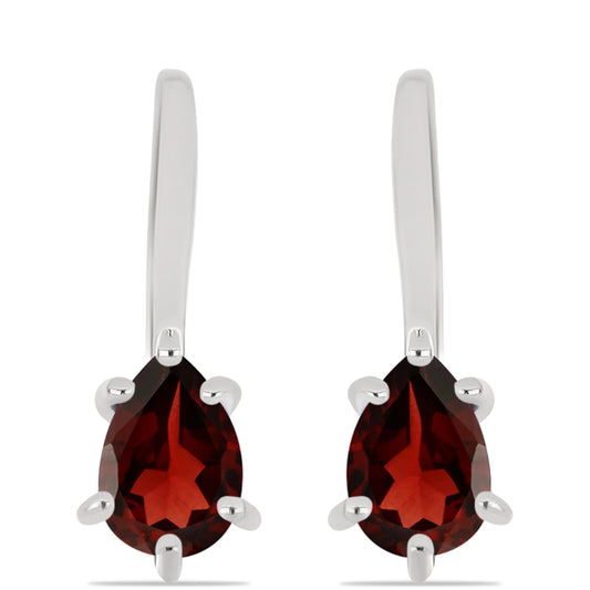 Pendientes de Plata con Granate Barton