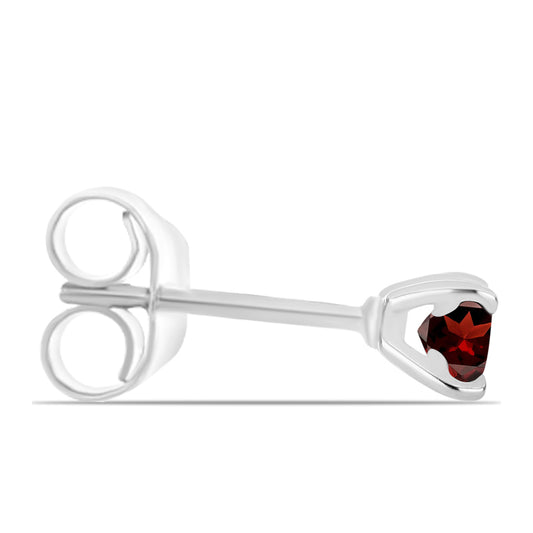 Pendientes de Plata con Granate Barton